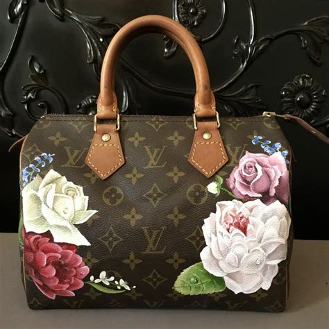 louis vuitton hand painted bags.